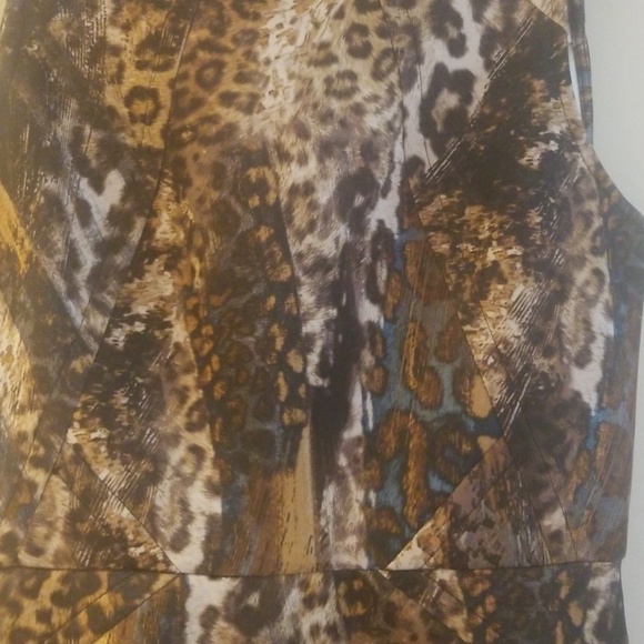 Gorgeous Animal Print Jennifer Lopez Dress 8 - Picture 2 of 6